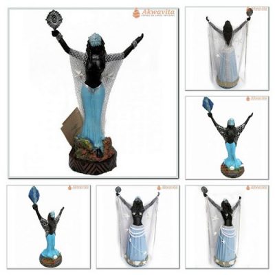Estátua de Orixá em Resina Iemanjá Poder Feminino