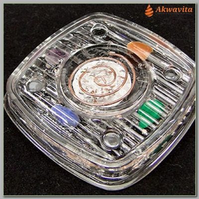 Orgonite Regulador Frequencial de Alimentos Quadrado M 7cm