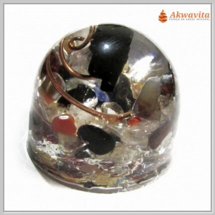 Orgonite faz Limpeza e Proteção Mini Torre 30x25mm