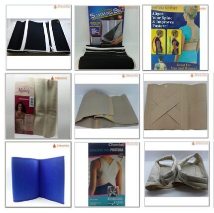 Espaldeiras e Cintas Abdominais para Postura Coluna Ajustáveis