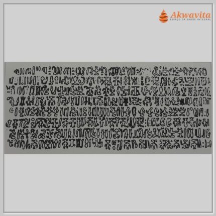 Keiti Pictogramas Gráfico Radiônico de PVC 12x24cm