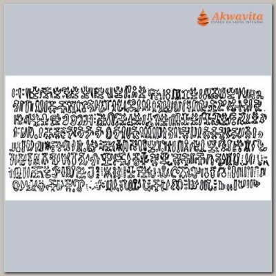 Keiti Pictogramas Gráfico Radiônico PVC Adesivo 13x32cm