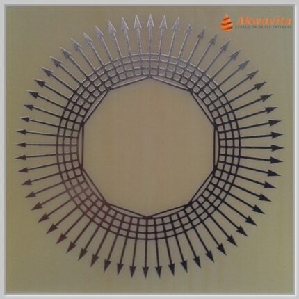 Desimpregnador Gráfico Radiônico Cobre fenolite 7x7cm