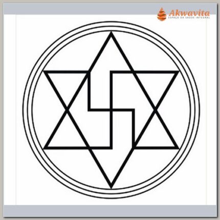 Anti-Magia Gráfico Radiônico PVC Adesivo 32x32cm