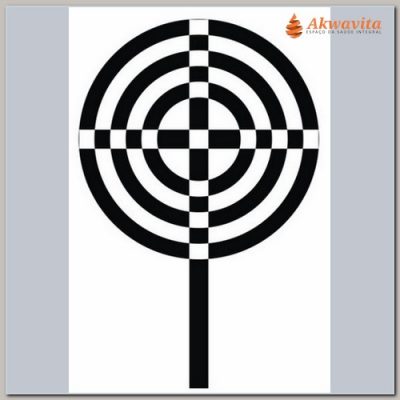 Cruz Atlante Gráfico Radiônico de PVC 17X24cm