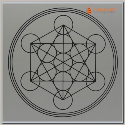 Pantáculo Arcanjo Metatron Gráfico Radiônico PVC 17cm