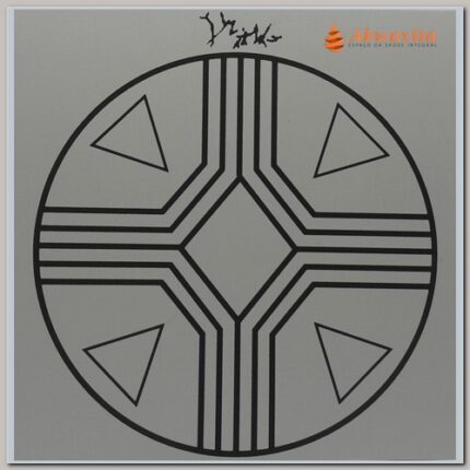 Equilíbrio Gráfico Radiônico de PVC 17x17cm