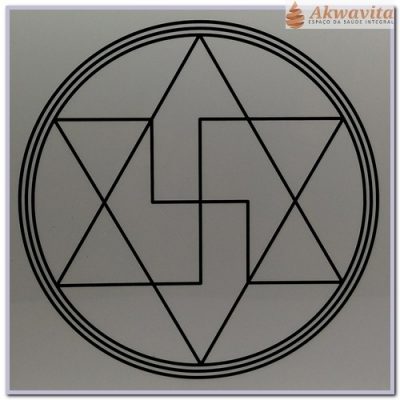 Anti-magia Gráfico Radiônico MDF 20x20cmx6mm