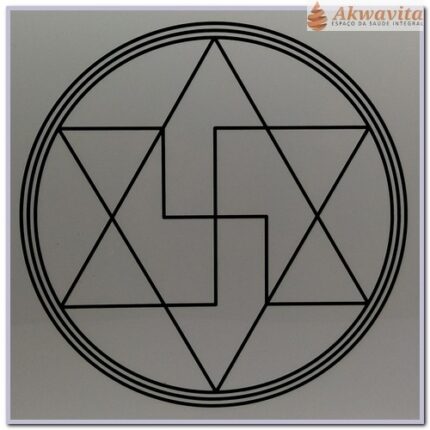 Anti-magia Gráfico Radiônico MDF 20x20cmx6mm