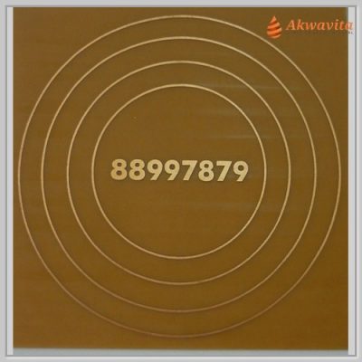 Anti dor Gráfico Radiônico Cobre fenolite 7x7cm