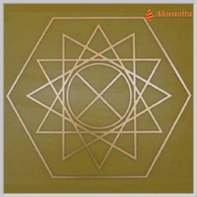 Programador Físico Estrela Dupla Gr Radiônico Cobre Fenolite 14