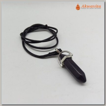 Pêndulo de Pedra Estrela Biterminado Sextavado