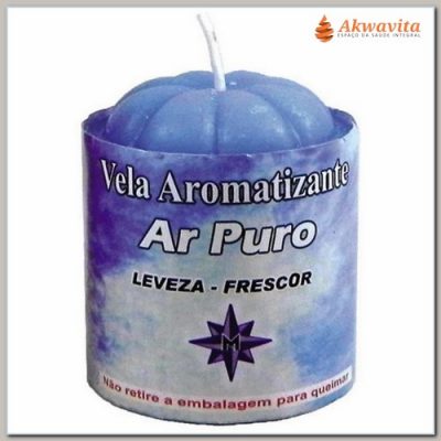 Vela Aromatizante Energética Fragrância Ar Puro 100g
