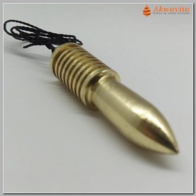 Pêndulo Egípcio Mestre Metal Maciço Dourado