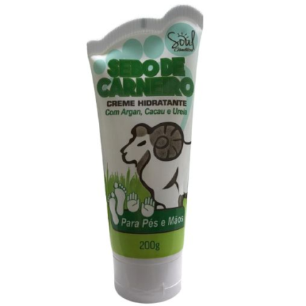 Creme Sebo de Carneiro Corpo Pés Mãos Hidratante 200g