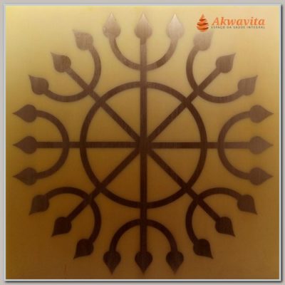 Devadata Gráfico Radiônico Cobre fenolite 15x15cm