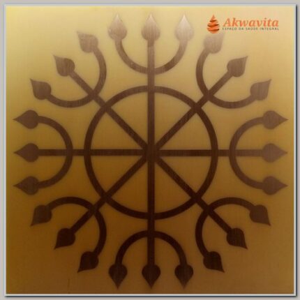 Devadata Gráfico Radiônico Cobre fenolite 15x15cm