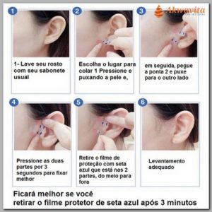 Adesivo Facial e Mãos Fino e Transparente Rugas e Flacidez