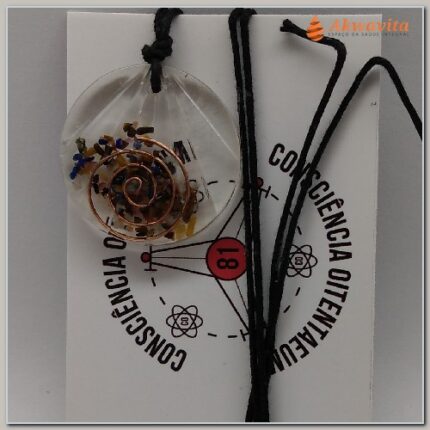 Orgonite Pingente Formato Gota ou Oval