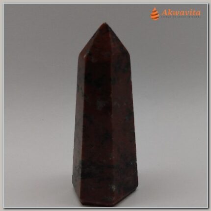 Ponta Sextavada Jaspe vermelho Variados Extra