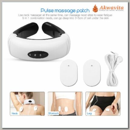 Massageador Elétrico Conforto e Tração Cervical