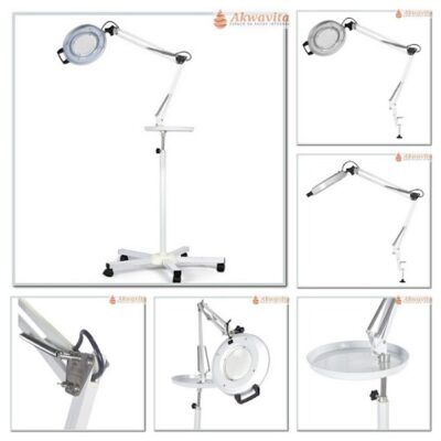 Lupa Para Estética de Alumínio com LED Autovolt