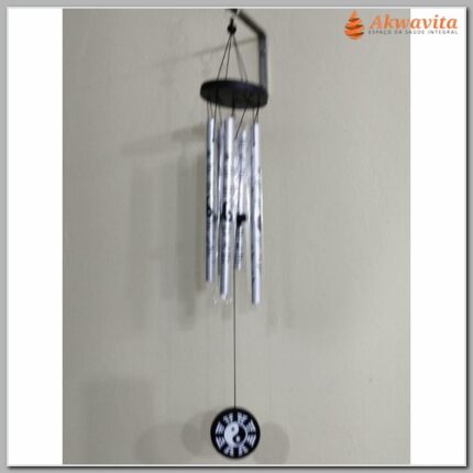 Sino dos Ventos Oriental e Baguá Tubos Prata