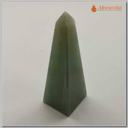 Ponta Obelisco Quartzo Verde Chakra Cardíaco 110a130gr