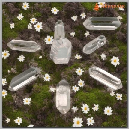 Ponta Sextavada Quartzo Rosa Extra de 70gr