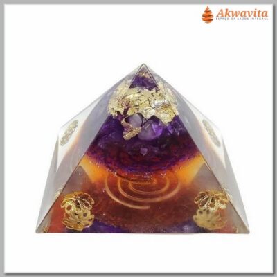 Pirâmide de Orgonite Mestre Saint Germain 65mm