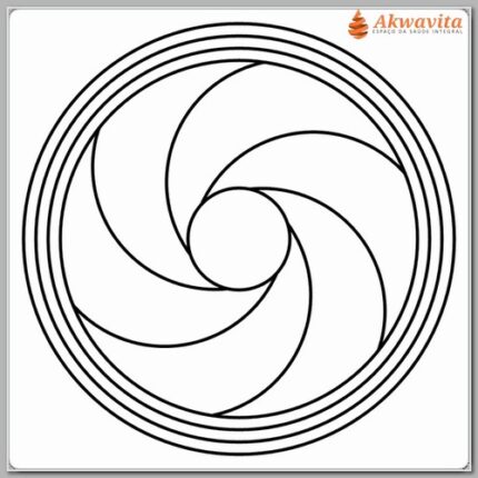 Diafragma II Gráfico Radiônico 17x17cm Placa PVC 19x19cm