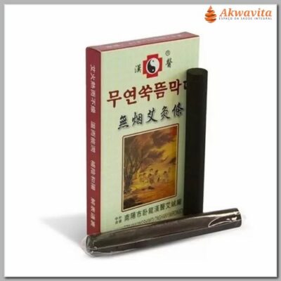 Moxa de Artemísia Carvão Sem Fumaça 5 Bastões14x110mm