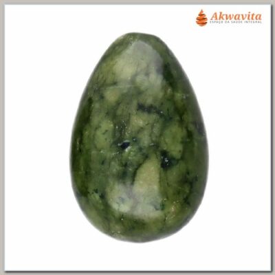 Ovo Yoni Jade Nefrita Sem Furo Pompoarismo 35x42mm