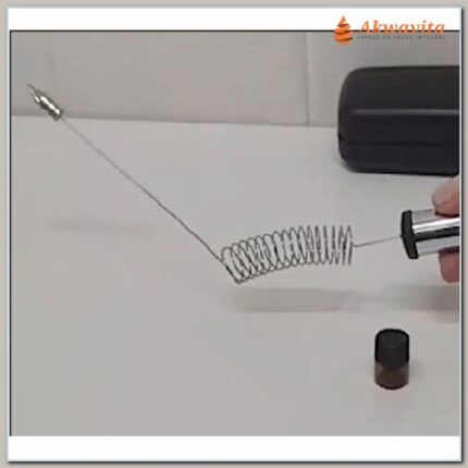 Aurímetro ou Aurameter com Testemunho Cabo Metal Redondo